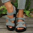 thumbnail image 1 of HAOTAGS Sandals for Women Casual Walking Platform Shoes Gray Size 5.5, 1 of 8