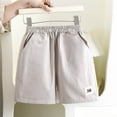 thumbnail image 1 of HAOTAGS Shorts for Kids Boys Girls,Lightweight Elastic Waist Print Short Pants for Kids Gray 4 years, 1 of 3