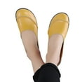thumbnail image 1 of HAOTAGS Spring Fashion Sandals for Ladies Slide Sandals Closed Toe Summer Flat Sandals Yellow Size 5.5, 1 of 5
