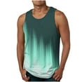 thumbnail image 1 of HAOTAGS Tank Top Men, Breathable Sleeveless Summer Outerwear Causal Tops Mint Green 3XL, 1 of 4