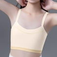 thumbnail image 1 of HAOTAGS Teen Girls Solid Color Soft Training Bras (12-15) Comfortable Breathable Student Bra Underwear Yellow Size L, 1 of 6