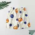 thumbnail image 1 of HAOTAGS Toddler Boys Girls Cotton Shorts for Kids Cute Print Lounge Sleep and Play Summer Clothing Blue Size 5-6 Years, 1 of 3