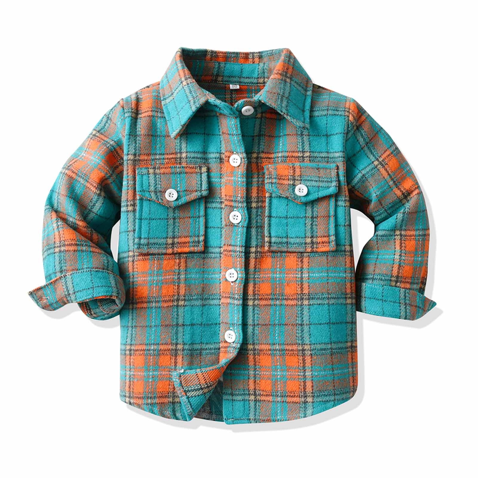 SANGTREE Camicia Uomo E Ragazzo In Flanella A Quadri, Maniche Lunghe, Cotone Morbido, Con Tasca, Rosa, Taglie 3 Mesi - 3XL - 5