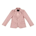 thumbnail image 1 of HAOTAGS Toddler Boys Piano Host Jacket , Button Solid Performance Costume Tops Long Sleeve Pink 4 T, 1 of 3