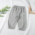 thumbnail image 1 of HAOTAGS Toddler's Casual Sport Jogger, Solid Color Outdoor Harem Sweat Pants Gray 5 T, 1 of 3