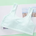 thumbnail image 1 of HAOTAGS Training Bras for Teen Girls (13-17) Girls Sports Seamless Comfort Soft Bras Underwear Mint Green Size 14 Years, 1 of 5