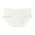 thumbnail image 1 of HAOTAGS Women Cotton Briefs Panties,Cotton Mid-rise Antimicrobial Protection Cotton Underwear White L, 1 of 2