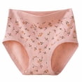 thumbnail image 1 of HAOTAGS Women Cotton Briefs Panties,Elastic Waist Stretchable Breathability Everyday Briefs Pink M, 1 of 7