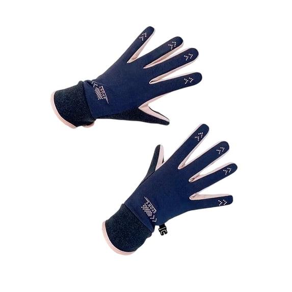 HAOTAGS Women Fall Winter Gloves – Fleece-Lined Thick Warm Touchscreen Gloves for Driving Cycling Skiing