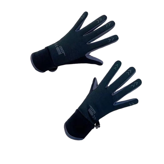 HAOTAGS Women Fall Winter Gloves – Fleece-Lined Thick Warm Touchscreen Gloves for Driving Cycling Skiing