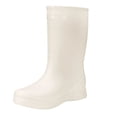 thumbnail image 1 of HAOTAGS Women Full-length Rain Boots,Closed Toe Water-resistant Lace-Ups Fleece Rain Boots White 5.5, 1 of 5