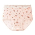 thumbnail image 1 of HAOTAGS Women Panties,Printed Seamless Breathable High Waist Underwear Beige 3XL, 1 of 7