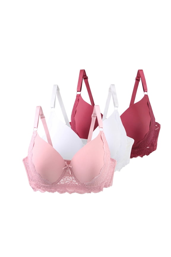 Women' Stay Put Underwire Bra Evolution Wirefree Bras for Women Plus Sizes Comfortable Pullover White 105C