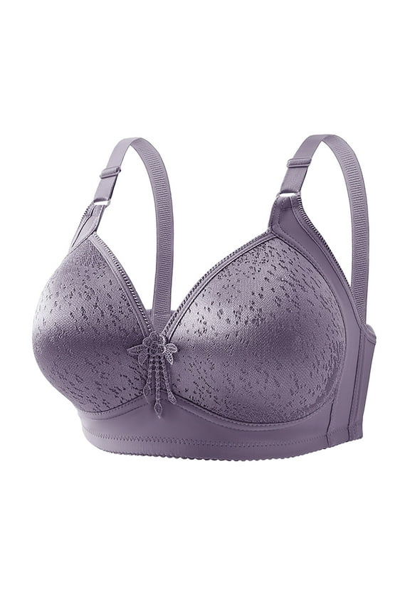 Women' Wireless Bra,Evolution Wirefree Everyday Nursing Push&nbsp;-&nbsp;Up Gray S（38/85C）