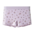 thumbnail image 1 of HAOTAGS Women's Boy Shorts,High Waist Antimicrobial Protection Breathable Cotton Brief Underwear Purple XL, 1 of 8