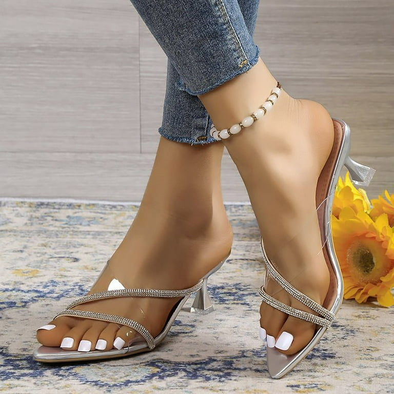 Strap mules heels on sale