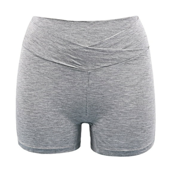 HAOTAGS Women's Lace Boyshort Panties,Lightweight Seamless High Waist Adjustable Waist Shaping Brief Gray 2XL