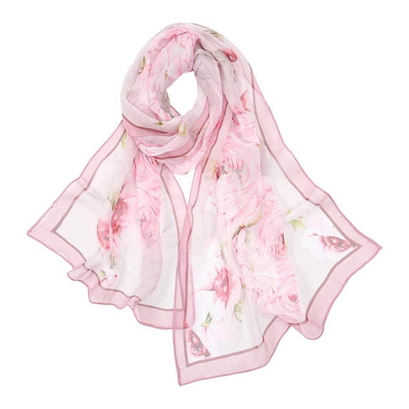 HAOTAGS Women's Sheerl Scarf, Thin Fashion Wrap for Spring Summer, Versatile Neck Scarf Multicolor Size Free Size