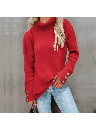 Red turtleneck walmart online