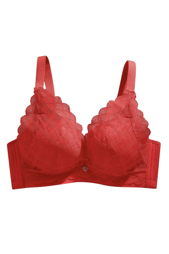 Womens Bras,Evolution Wirefree Nursing Everyday Bralette Red 38