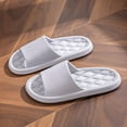 thumbnail image 1 of HAOTAGS Womens Mens Casual House Slippers Breathable Indoor Slippers Slip-on Open Toe Home Shoes Gray Size 10, 1 of 3