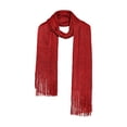 thumbnail image 1 of HAOTAGS Womens Metallic Shawl, Shimmer Evening Wrap for Formal Dress Glitter Party Shawl Red Size Free Size, 1 of 4