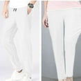 thumbnail image 1 of HAOTAGS Womens Quick Dry Joggers with Zipper Pockets, Solid Color Sport Pants for Running Yoga White, 1 of 9