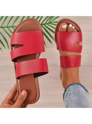 Walmart red sandals deals