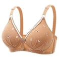 thumbnail image 1 of HAOTAGS Womens Underwire Bra,Strapless Convertible Stretch Bralette Khaki XL, 1 of 2