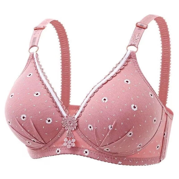 HAOTAGS Womens Underwire Bra,Strapless Convertible Stretch Bralette Watermelon Red XL