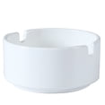 thumbnail image 1 of HAOTOP Small Ceramic Ashtray-2Pack, Ash Holder for Smokers 3-Inch,White, 1 of 6
