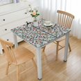 thumbnail image 1 of HAOXIT Autumn Pattern Square Tablecloth,Stain Wrinkle Resistant Reusable Washable Print,for Kitchen Camping Birthday Dining Dinner Outdoor 36*36, 1 of 8