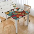 thumbnail image 1 of HAOXIT Autumn Theme Square Tablecloth,Stain Wrinkle Resistant Reusable Washable Print Square tablecloths,for Family Kitchen Gatherings Dining Dinner Decor(Multicolor) 40*40, 1 of 8