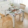 thumbnail image 1 of HAOXIT Autumn Theme Square Tablecloth,Stain Wrinkle Resistant Washable Print,for Kitchen Party Wedding 52*52, 1 of 8