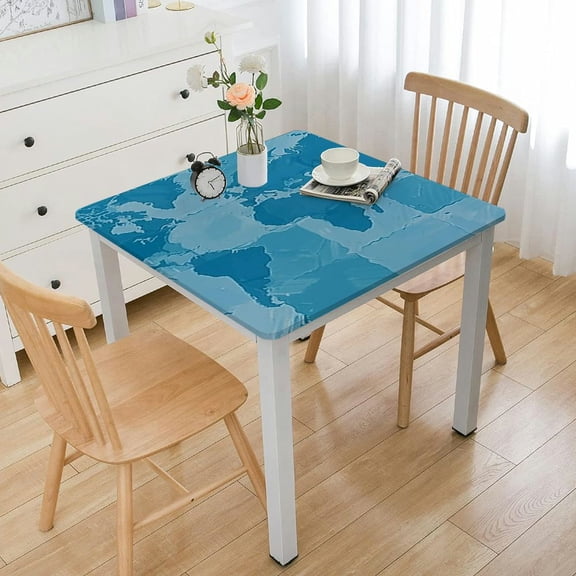 HAOXIT Board Game Party Checkered Print Table Cover for Dining Room Décorations 40*40