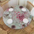 thumbnail image 1 of HAOXIT Bohemian Outdoor Tablecloth, Hand Drawn Illustration of a Dreamcatcher Boho Design Feathers Flowers, Decorative Washable Picnic Table Cloth, 1 of 1