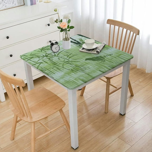 HAOXIT Bordered - Blue Gingham Wrinkle and Stain Resistant Checkered , Square 40*40