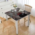 thumbnail image 1 of HAOXIT Bowling Party Tablecloth, into Retro Blast Effect Sketchy Art Design, Dining Room Kitchen Rectangular Table Cover 60''x60'', 1 of 7