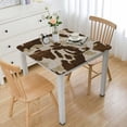 thumbnail image 1 of HAOXIT Brwon / Table Cloth for Kitchen Dinning Table Top Decoration-/Parties/Holiday Dinner/ 48''x48'', 1 of 7