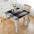 thumbnail image 1 of HAOXIT  Checkered Tablecloth Rectangle - Stain Resistant, Spillproof and Washable Gingham Table Cloth for Outdoor Picnic, Kitchen and Holiday Dinner 40*40, 1 of 7