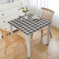 thumbnail image 1 of HAOXIT Checkered Tablecloth Stain Resistant Wrinkle Resistant Spillproof Washable Heavy Weight Table Cloth for Dining Room and Outdoor Use, Rectangle 36*36, 1 of 8