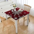 thumbnail image 1 of HAOXIT Christmas Rectangle Printed Table Cover Christmas Decorations Table Cloth Table Cloths for Dinner Decor 40*40, 1 of 8
