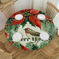 thumbnail image 1 of HAOXIT Christmas and Christmas Decorative Table Cloth for Home Kitchen Dining Table Outdoor Party Patio 46-50, 1 of 8