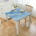 thumbnail image 1 of HAOXIT Cloud Tablecloths-Cartoon Story Party Supplies Blue Sky White Clouds Rectangular Square Table Covers Cloud Themed Decorations for Baby Shower,Birthday 40*40, 1 of 7