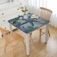 thumbnail image 1 of HAOXIT Coastal Theme Tablecloth Print Decorative Rectangle Table Cloth Stain Resistant Durable Table Cover for Dining Room Kitchen Indoor Outdoor Party 46*46, 1 of 8