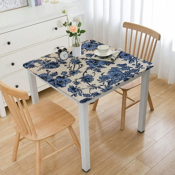 HAOXIT Cotton Linen Fabric, Stitching Tassel Square for Kitchen | Dining | | Decoration | | Weddings | 36*36