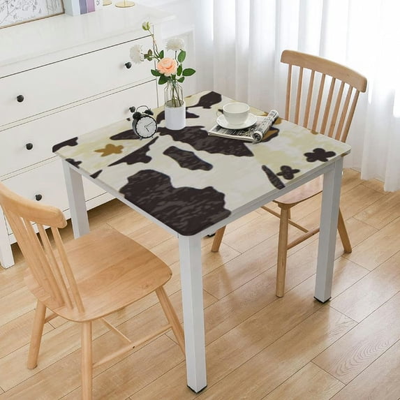 HAOXIT Cute Decorative Rectangle Table Cloth Print Tablecloth Kitchen Table Cover for Dining Picnic 46*46