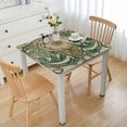 thumbnail image 1 of HAOXIT Designer Beige , Italian Floral Pattern Table Cloth for Square Tables,Anti-Fading Table Cover Decoration for Kitchen Parties Thanksgiving Christmas 40*40, 1 of 7