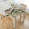 thumbnail image 1 of HAOXIT Designer Tablecloth,Beige Provencal Floral Pattern Table Cloth for Rectangle Tables,Italian Anti-Fading Table Cover Decor for Kitchen Dinning Thanksgiving Christmas white, 1 of 7