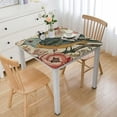 thumbnail image 1 of HAOXIT Designer Tablecloth, Provencal Table Cloth for Rectangle Tables,Italian Anti-Fading Table Cover Decor for Kitchen Dinning Thanksgiving Christmas 36*36, 1 of 7
